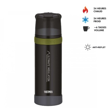 Thermos isotherme militaire 24h 'Mountain Beverage' - 0,75 L