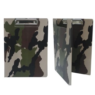 Porte-documents A4 à clip, camo armée FR