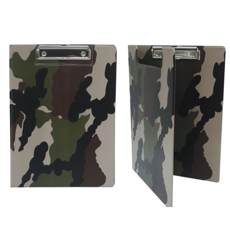 Porte-documents A4 à clip, camo armée FR