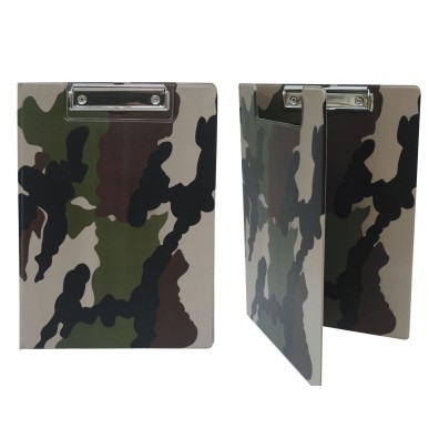 Porte-documents A4 à clip, camo armée FR