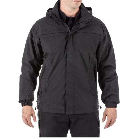 Veste Imperméable Tac Dry Rain Shell Noir, 5.11 Tactical, taille M