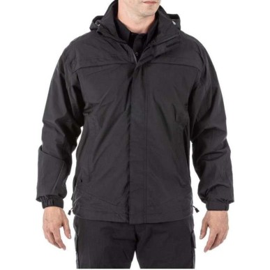 Veste Imperméable Tac Dry Rain Shell Noir, 5.11 Tactical, taille M