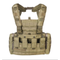 Gilet de combat chest rig MKII Tasmanian Tiger + extension dorsale, cl : sable Gilet de combat chest rig MKII Tasmanian Tiger + extension dorsale, cl : sable