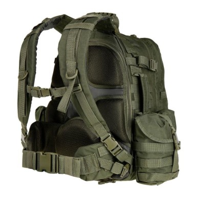 Sac a dos Cougar 45L, Ares, cl : Vert armée (sur-sac pluie inclus)