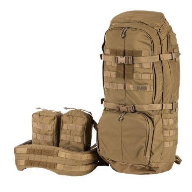 Sac à dos Rush 100 5.11, 60l, taille M, couleur militaire coyote