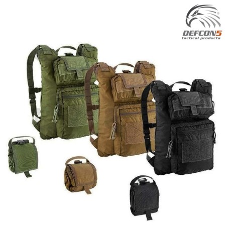 Sac à dos de secours pliant 25 litres, (noir, sable ou vert)