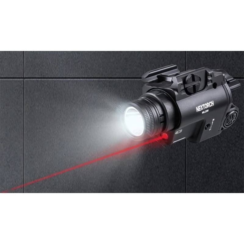 Lampe avec laser pour arme de poing HOLOSUN P. ID K Plus avi
