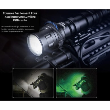 Lampe Nextorch WL50 IR pour fusil d'assault (compatible HK 416)