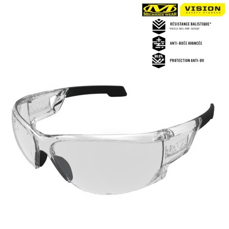 Lunettes de tir balistique Type-N transparentes, Mechanix