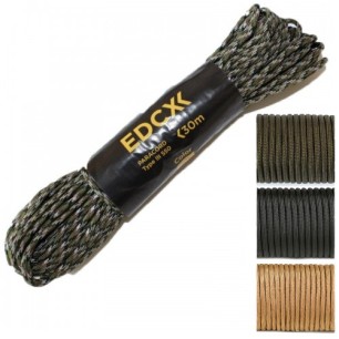 Paracord EDCX Type III 550, 30M, coloris au choix