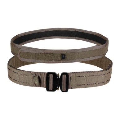 Ceinturon boucle Cobra + attaches MOLLE (couleur noir ou sable)