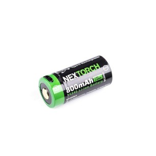 Pile rechargeable USB 16340 3.6V 800 mAh (remplace une CR123A)