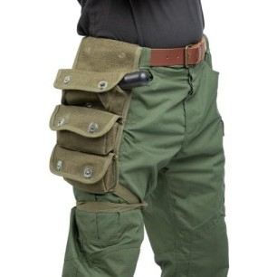 Ancienne Pochette de cuisse pour grenades de l'Armée Française