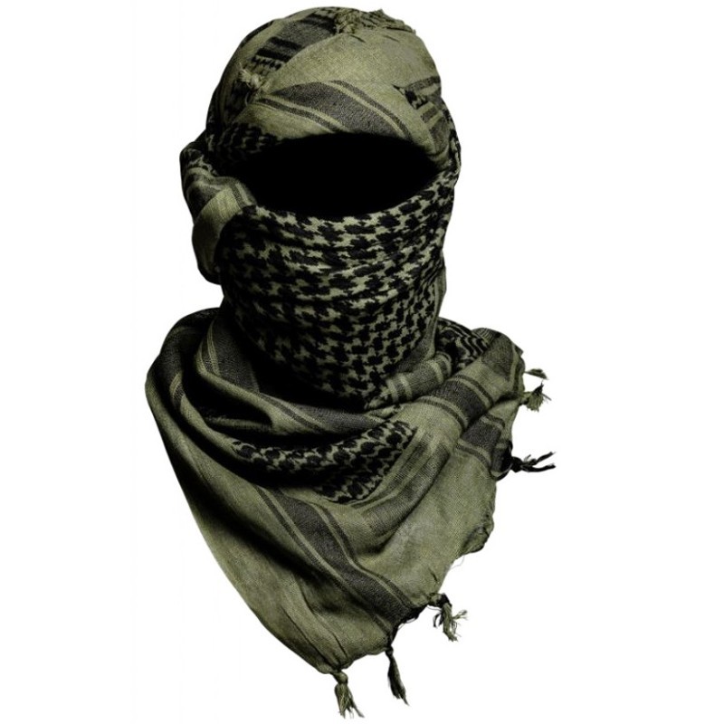 Echarpe militaire "keffieh", couleur : vert/noir Echarpe militaire "keffieh", couleur : vert/noir