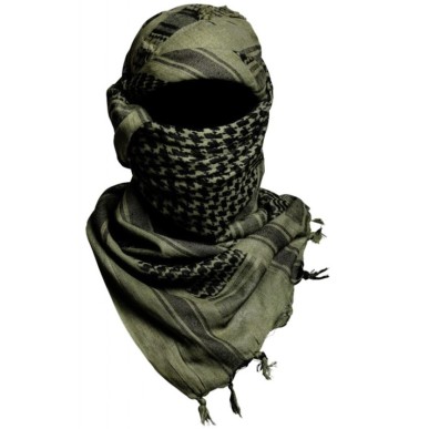 Echarpe militaire "keffieh", couleur : vert/noir