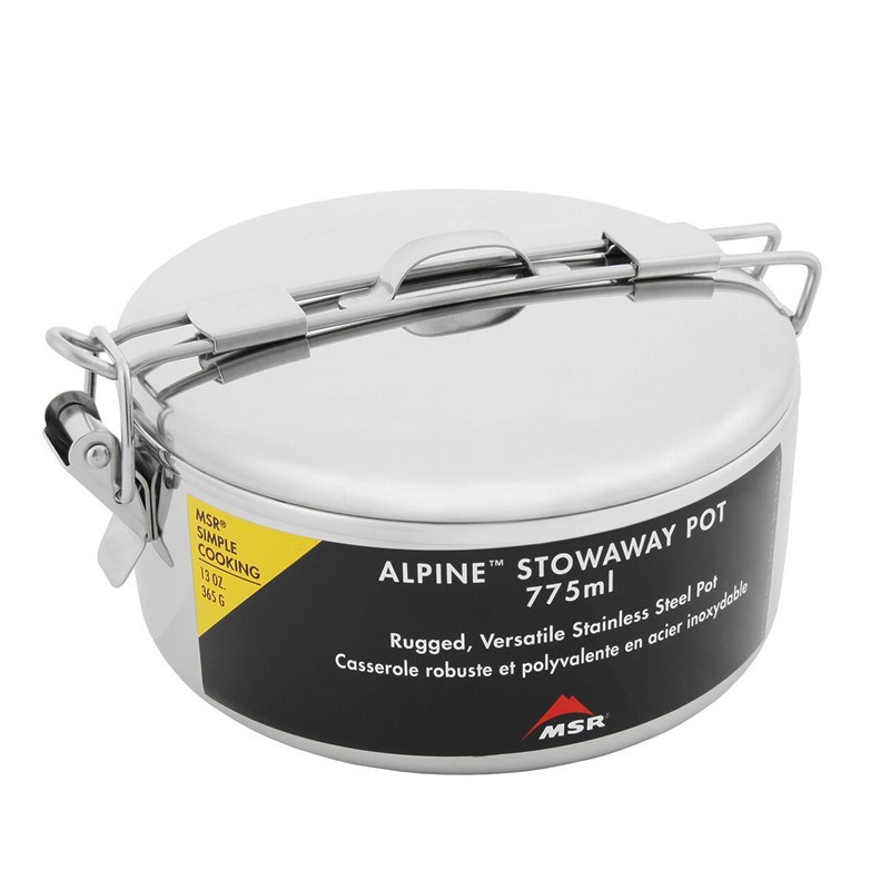 Casserole bivouac Stowaway Inox 775ml MSR Casserole bivouac Stowaway Inox 775ml MSR