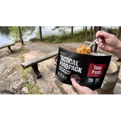 Ration de survie lyophilisée, pâtes au thon, Tactical Foodpack