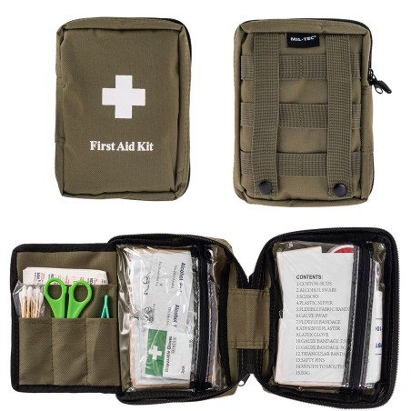 Trousse de secours militaire, pochette système MOLLE