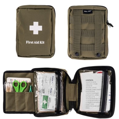Trousse de secours militaire, pochette système MOLLE