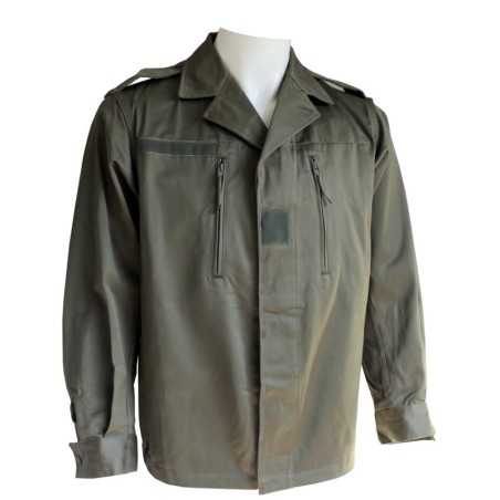 Veste de treillis F2 de l'armée française en vert kaki (neuve)