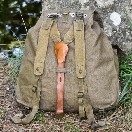 Sac à dos tchécoslovaque M60, marron clair, surplus en tres bon état