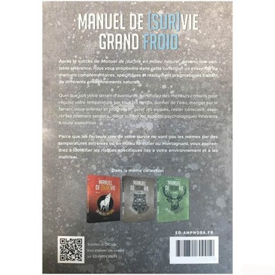 Livre survie hiver : Manuel de Survie Grand Froid, par David Manise