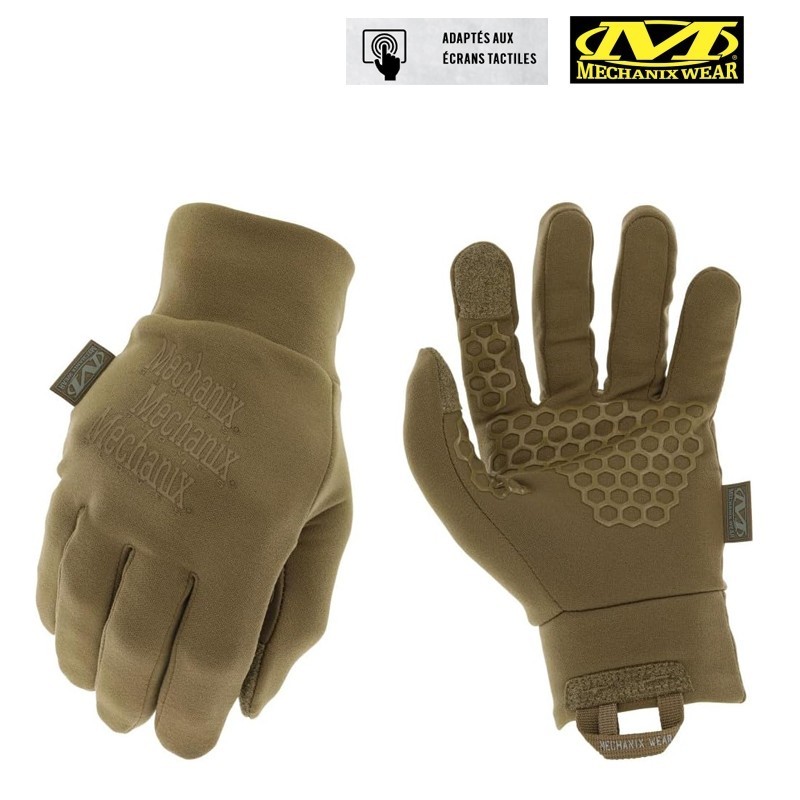 Gants de travail pour l'hiver, Mechanix Base Layer, Coyote Gants de travail pour l'hiver, Mechanix Base Layer, Coyote