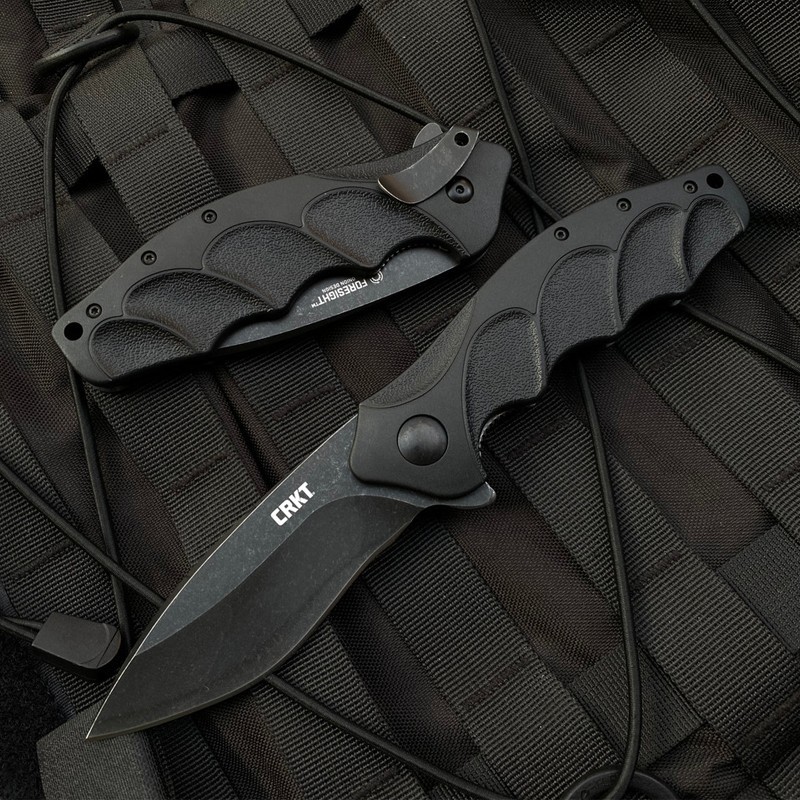 Couteau EDC, CRKT Foresight, couleur boir Couteau EDC, CRKT Foresight, couleur boir