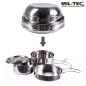 Set de Gamelles Militaires en Acier Mil-Tec (4 pièces) Set de Gamelles Militaires en Acier Mil-Tec (4 pièces)