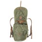 Sac à dos en cuir et toile épaisse, surplus neuf armée roumaine (années 70)