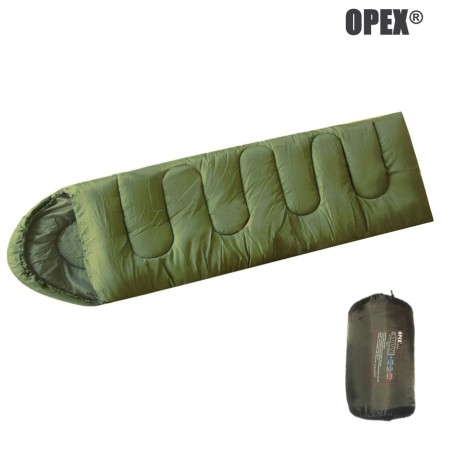 Sac de couchage OPEX confort, vert armée