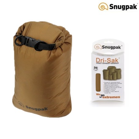 Sac étanche DRI-SAK 35 litres SNUGPAK, couleur coyote ou vert armée