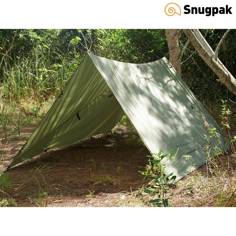 Bâche Tout Temps 3 x 3m, vert militaire - Snugpak Bâche Tout Temps 3 x 3m, vert militaire - Snugpak