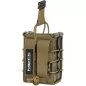 Porte-chargeur double Pentagon 5.56 M4 en couleur coyote/sable Porte-chargeur double Pentagon 5.56 M4 en couleur coyote/sable