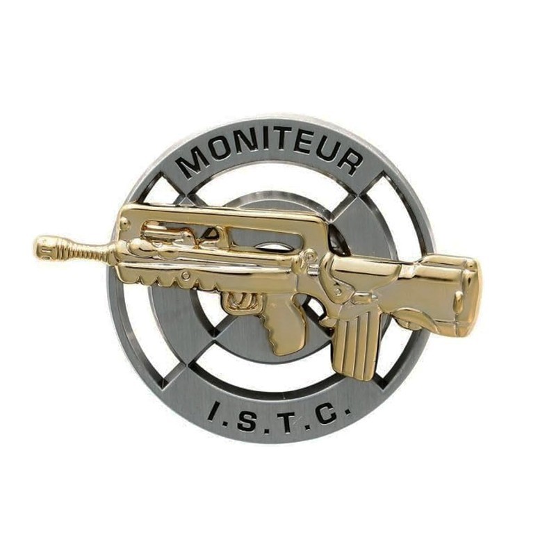 Insigne métal Brevet Moniteur I.S.T.C. FAMAS Insigne métal Brevet Moniteur I.S.T.C. FAMAS