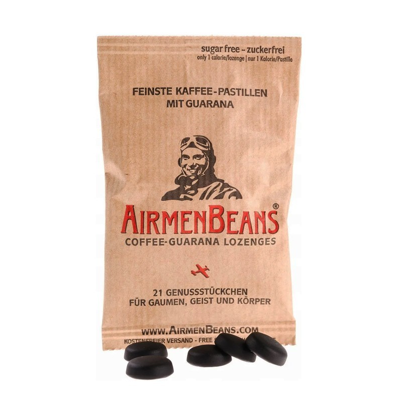 Pastilles énergisantes AirmenBeans® guarana-café Pastilles énergisantes AirmenBeans® guarana-café