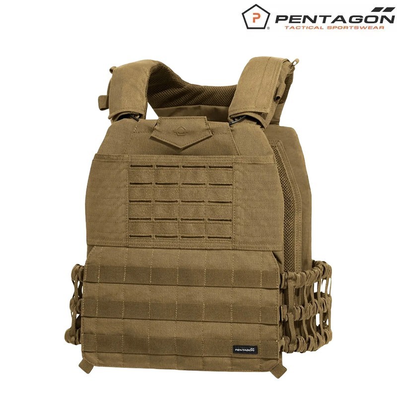 Gilet militaire Porte-Plaque Pentagon® - MK2 Coyote Gilet militaire Porte-Plaque Pentagon® - MK2 Coyote
