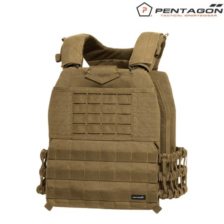 Gilet militaire Porte-Plaque Pentagon® - MK2 Coyote