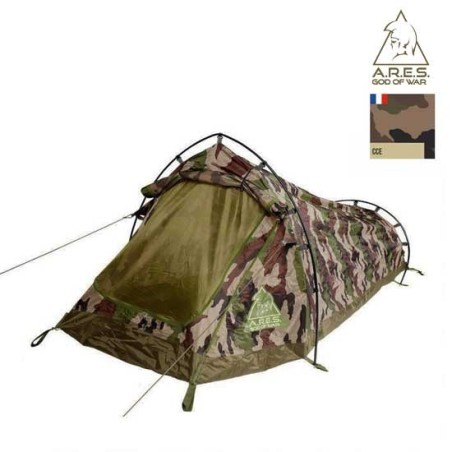 Tente monoplace ARES, camouflage armée française