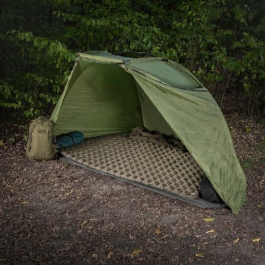 Matelas Gonflable Bivouac M-Tac XXL - Large : 195 x 120 cm, vert militaire