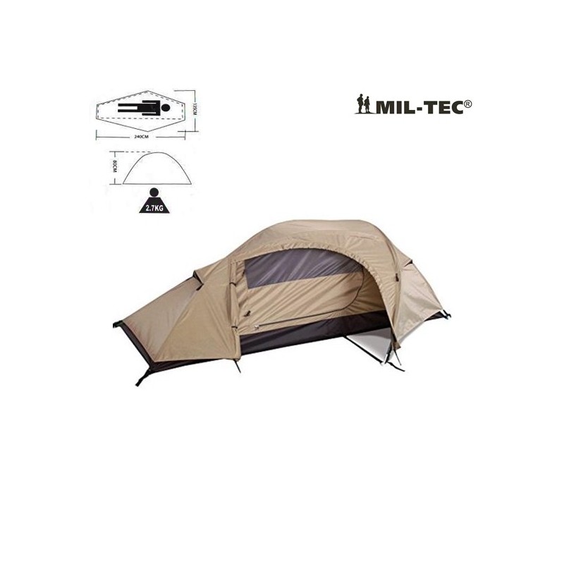 Tente Miltec recon 1, cl : coyote/beige Tente Miltec recon 1, cl : coyote/beige