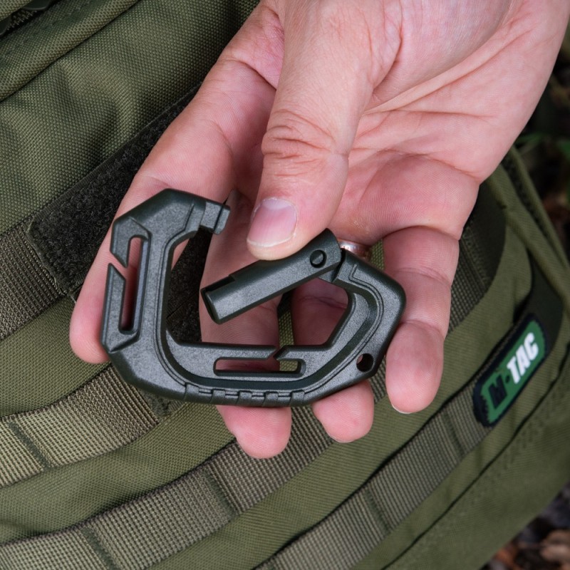 Mousqueton Militaire Tactique en Plastique – Compatible Attache Molle Mousqueton Militaire Tactique en Plastique – Compatible Attache Molle