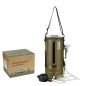 Douche Solaire de Bivouac 12L (avec pompe) - Couleur vert militaire Douche Solaire de Bivouac 12L (avec pompe) - Couleur vert militaire