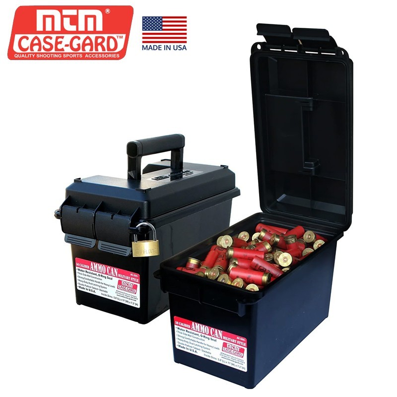 Boîte à munitions AC50C – MTM Case-Gard - couleur noir ou vert Boîte à munitions AC50C – MTM Case-Gard - couleur noir ou vert