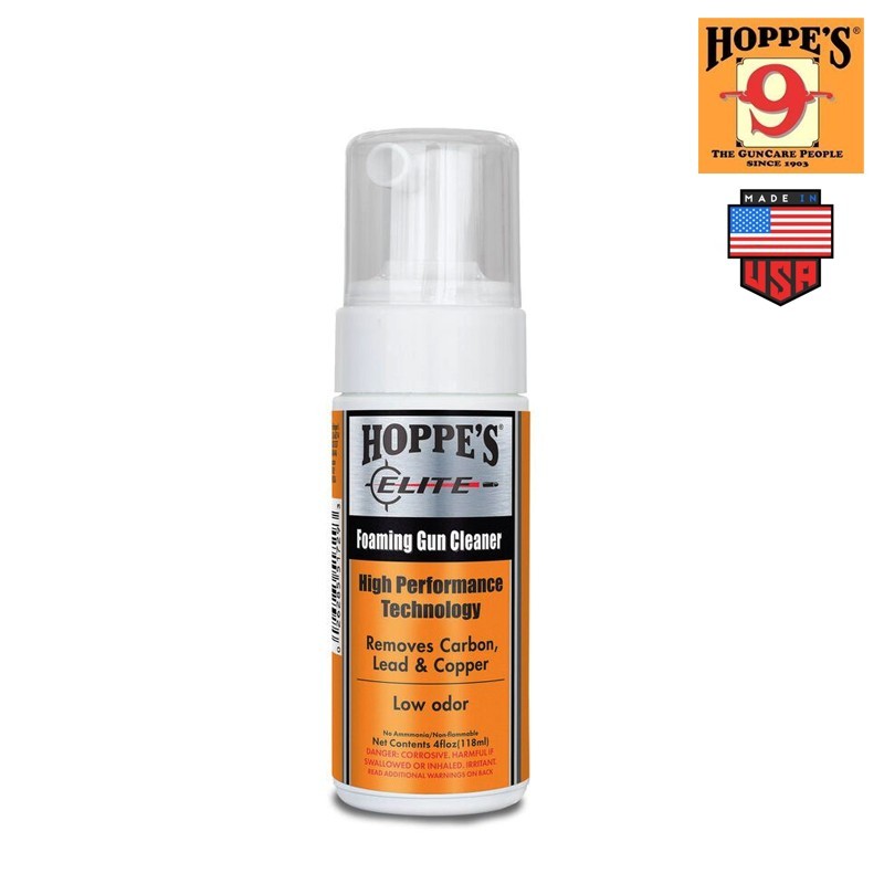 Nettoyant moussant pour arme à feu, Hoppe's Elite – 4 oz (118 ml) Nettoyant moussant pour arme à feu, Hoppe's Elite – 4 oz (118 ml)