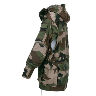 Veste Commando camo Armée Française (multi-poches + capuche)