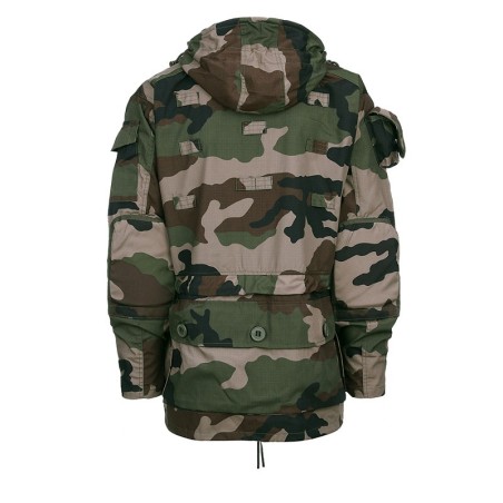 Veste Commando camo Armée Française (multi-poches + capuche)