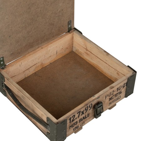 Caisse en bois militaire 40x36x15cm - Orig: armée polonaise