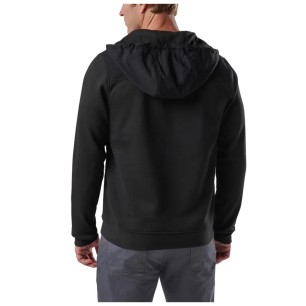 Sweat à capuche 5.11® Arms Full Zip, coloris noir ou sable