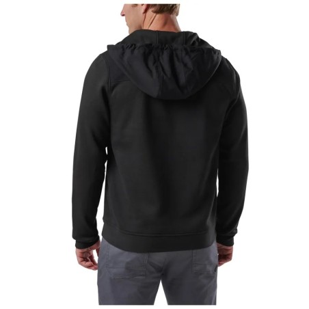 Sweat à capuche 5.11® Arms Full Zip, coloris noir ou sable
